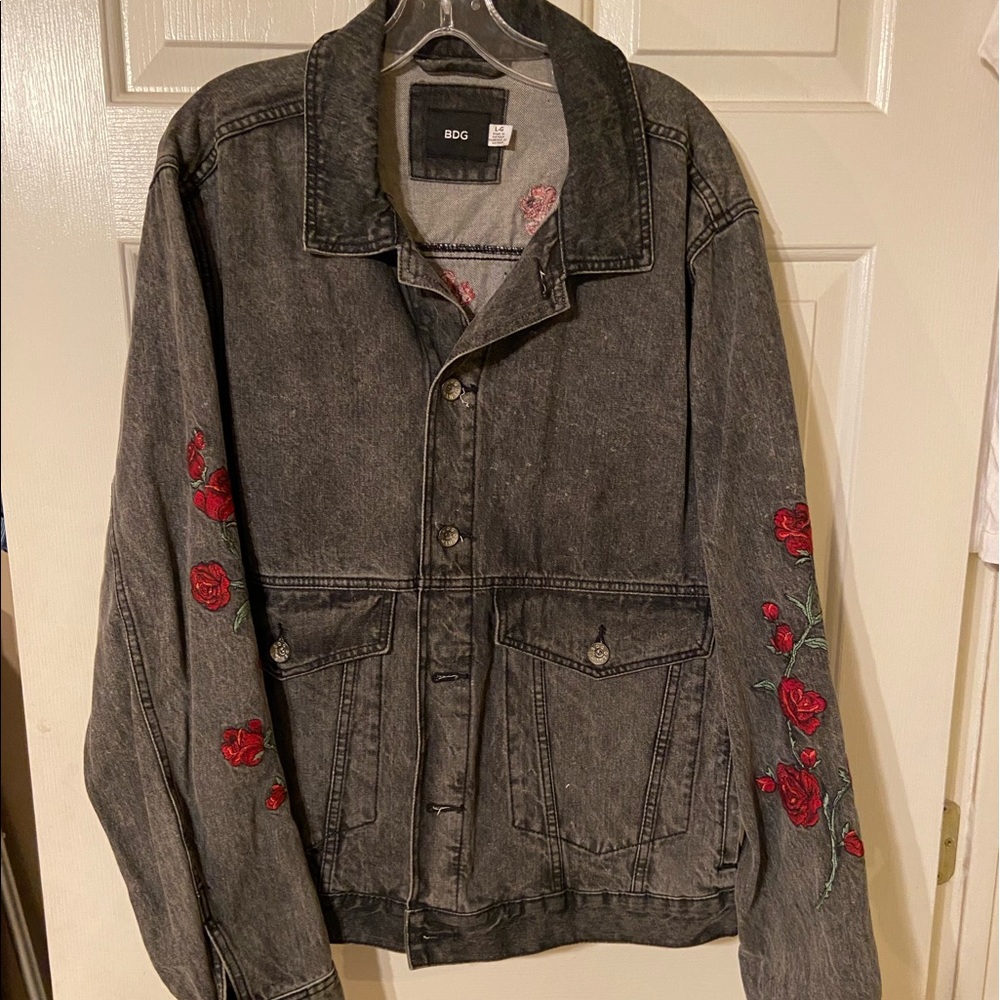 BDG by Urban Outfitters Denim Appliquéd Jacket